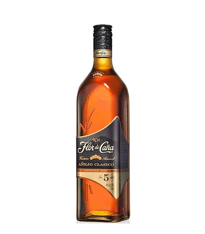  ron flor de caña  5 años de 750 ml