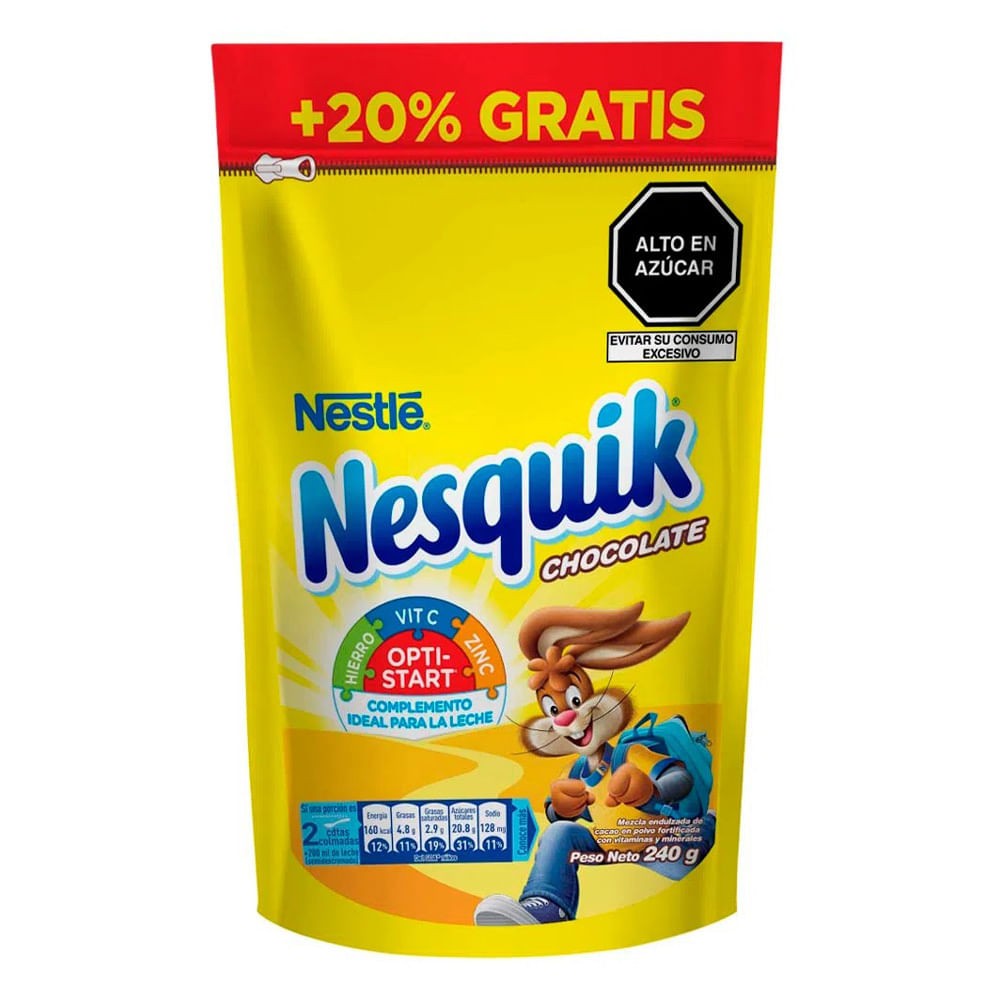nesquik nestle chocolate de 240