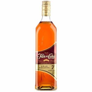 ron flor de caña de 7 años de 750 ml 